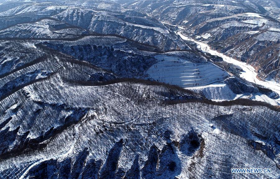 CHINA-SHAANXI-YAN'AN-SNOW SCENERY (CN)