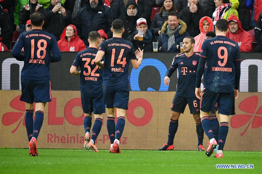 (SP)GERMANY-MAINZ-FOOTBALL-BUNDESLIGA-MAINZ 05 VS BAYERN MUNICH