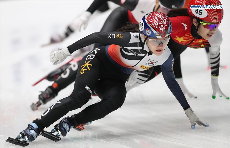 (SP)THE NETHERLANDS-DORDRECHT-ISU WORLD CUP-SHORT TRACK