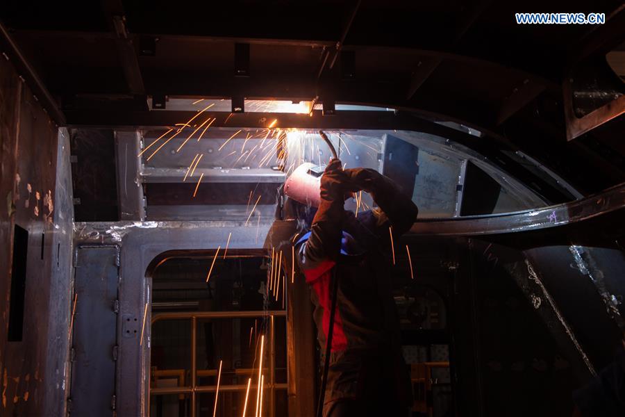 CHINA-HUNAN-ZHUZHOU-WELDING-PRODUCTION RESUMPTION (CN)