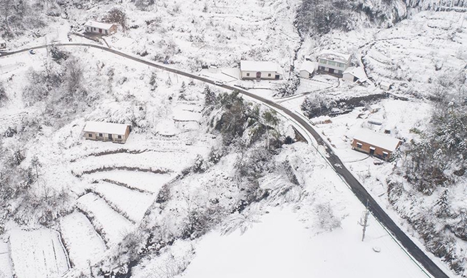 In pics: snow scenery in east, southwest China