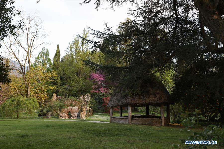 ITALY-CISTERNA-GARDEN OF NINFA