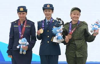 In pics: awarding ceremony of parachuting at Military World Games