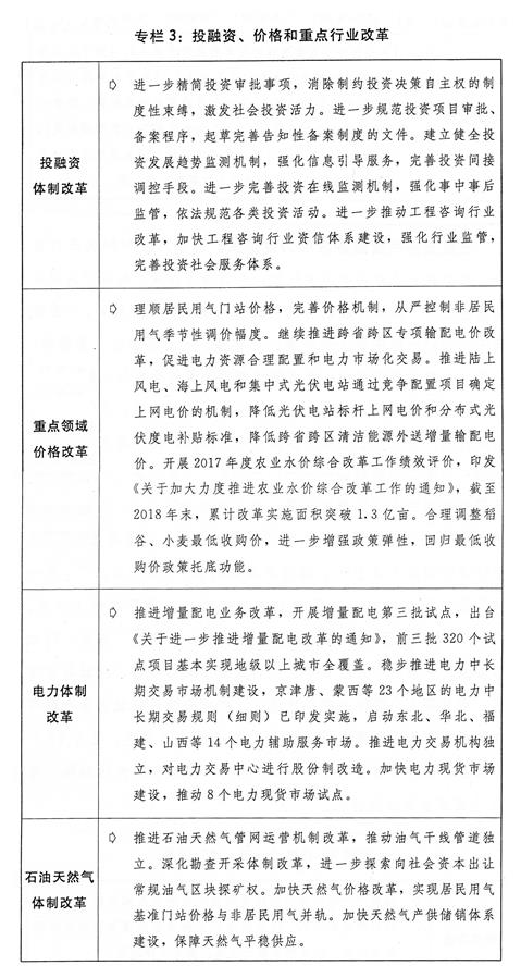 （图表）[两会受权发布]关于2018年国民经济和社会发展计划执行情况与2019年国民经济和社会发展计划草案的报告（专栏3）