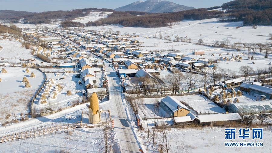 （新春走基层·图文互动）（1）冰雪相映 土洋结合——吉林舒兰乡村旅游烹出新“年味”